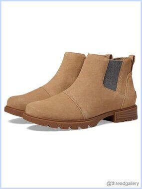 Waterproof Leather Chelsea Ankle Boots Slip-On Winter Rain